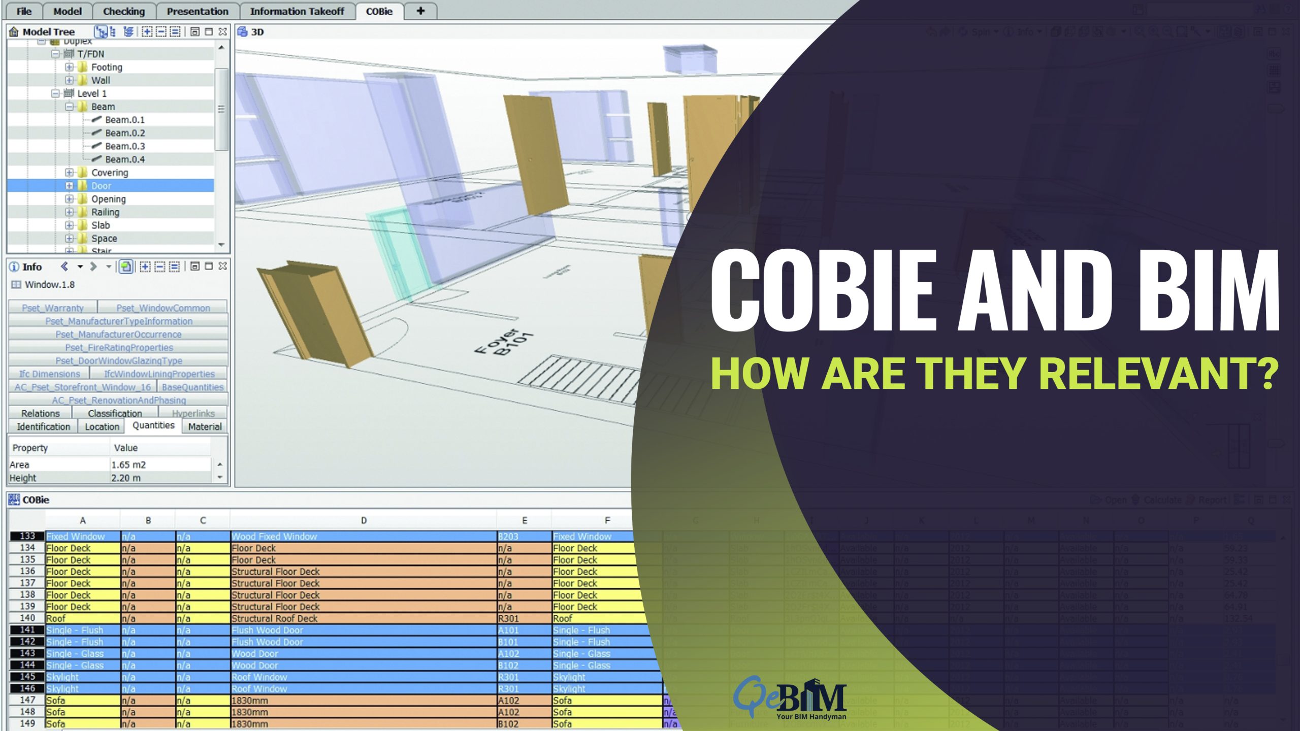 COBie and BIM: How are They Relevant?